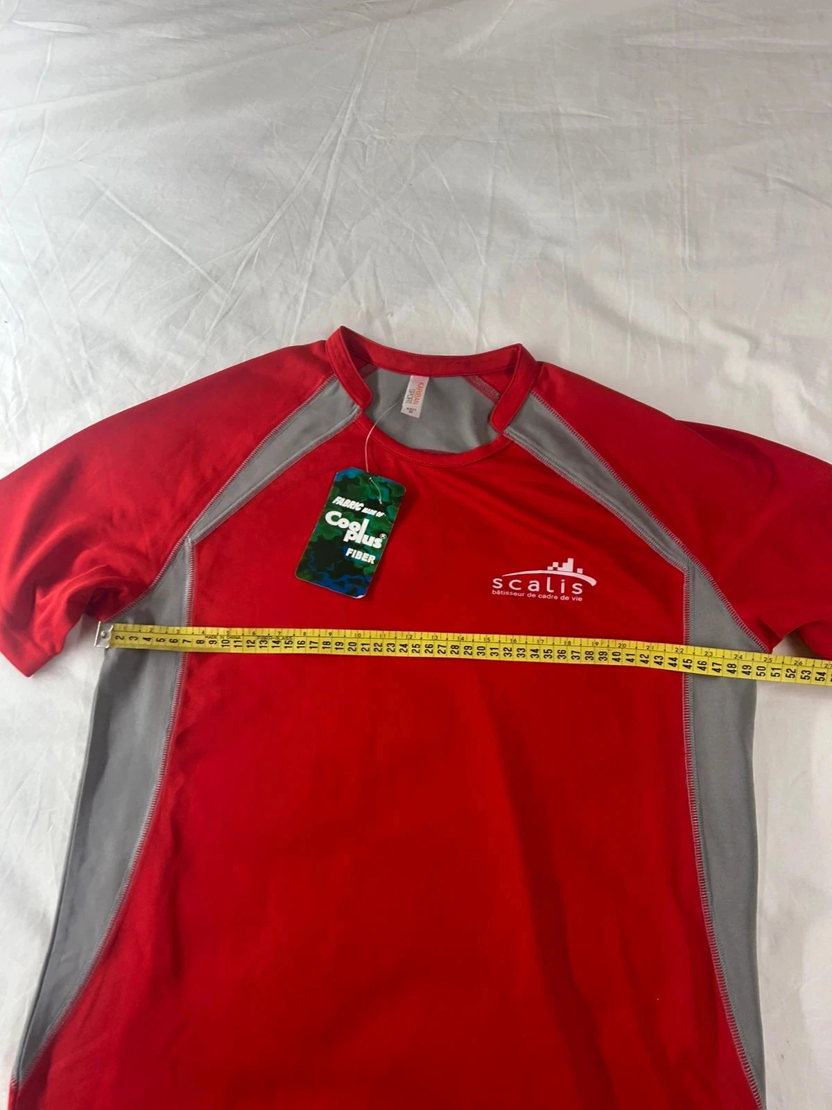 Conjunto de 4 t-shirts vermelho cinza scalis – photo 8